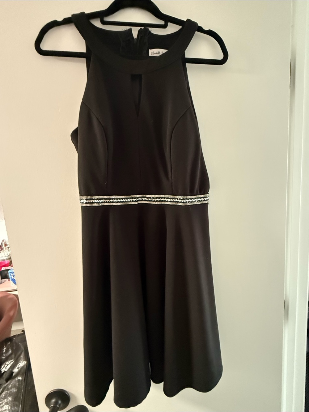 Emerald Sundae Black Fit & Flare Dress XXL